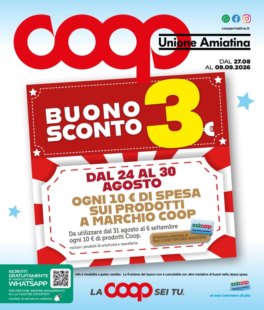 Volantino Offerte Coop Amiatina