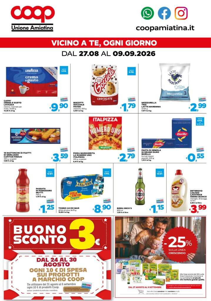 Volantino Offerte Coop Amiatina