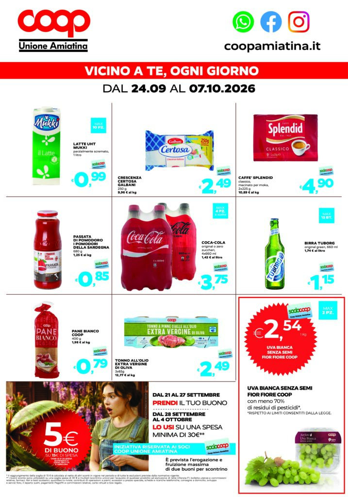 Volantino Offerte Coop Amiatina