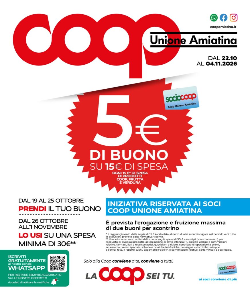 Volantino Offerte Coop Amiatina