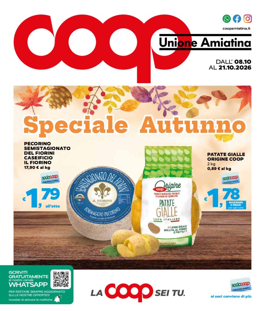 Volantino Offerte Coop Amiatina