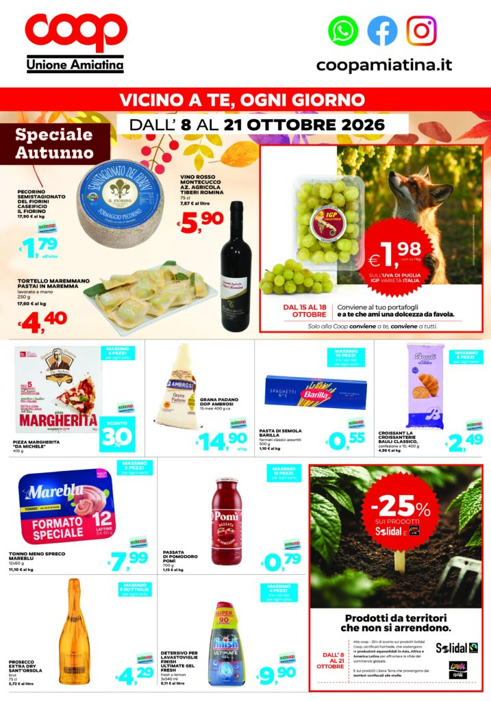Volantino Offerte Coop Amiatina
